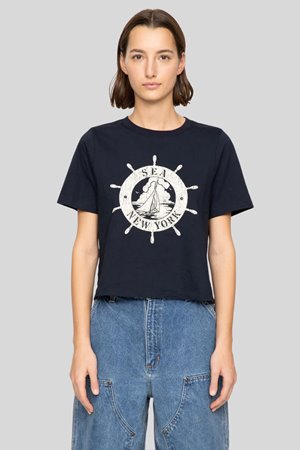Sea NY polina tee shirt navy