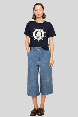 Sea NY polina tee shirt navy back