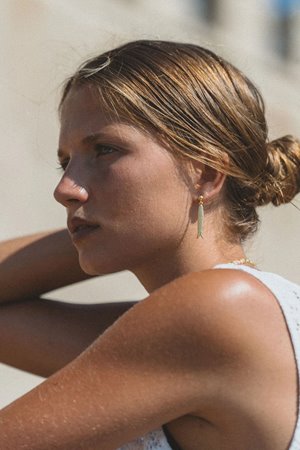 Anni Lu hippie fish earring back