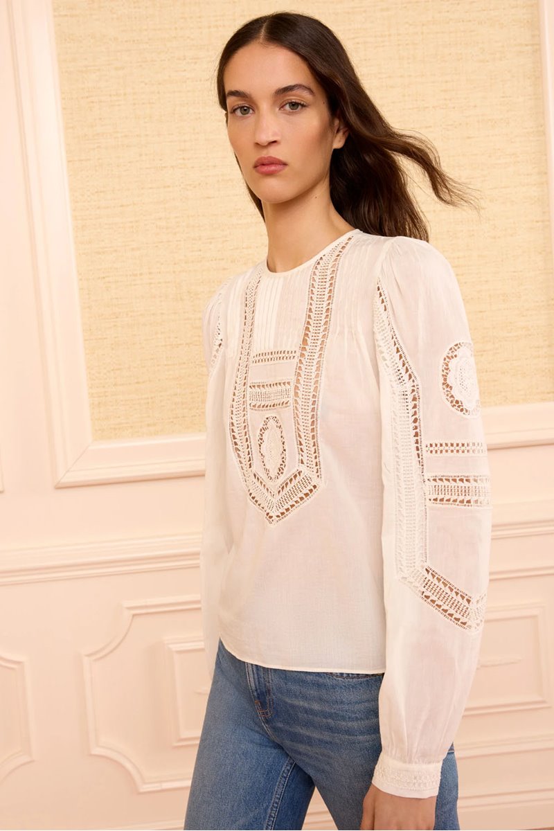 Ulla Johnson marlowe cotton top pristine