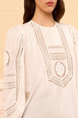 Ulla Johnson marlowe cotton top pristine detail