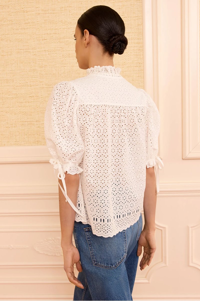 Ulla Johnson alouette cotton top  pristine back