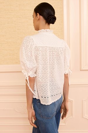 Ulla Johnson alouette cotton top  pristine back