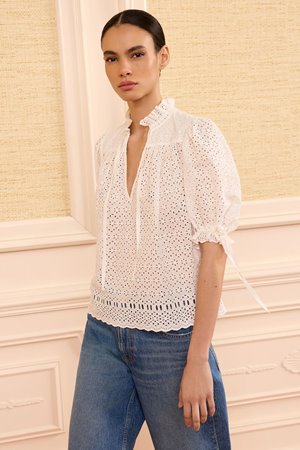 Ulla Johnson alouette cotton top  pristine side