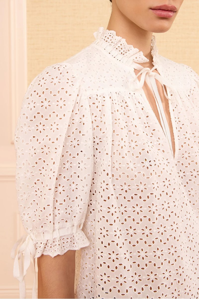Ulla Johnson alouette cotton top  pristine detail