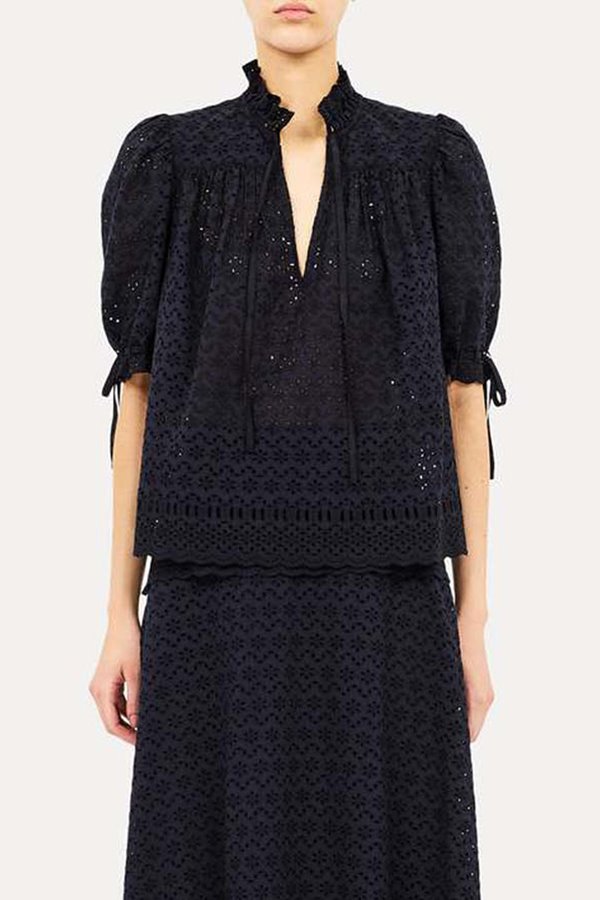 Ulla Johnson Alouette Blouse Midnight 