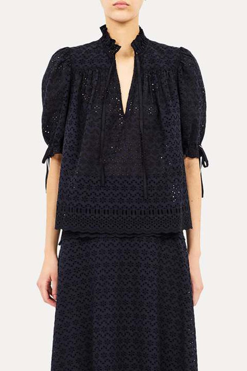 Ulla Johnson alouette blouse midnight 