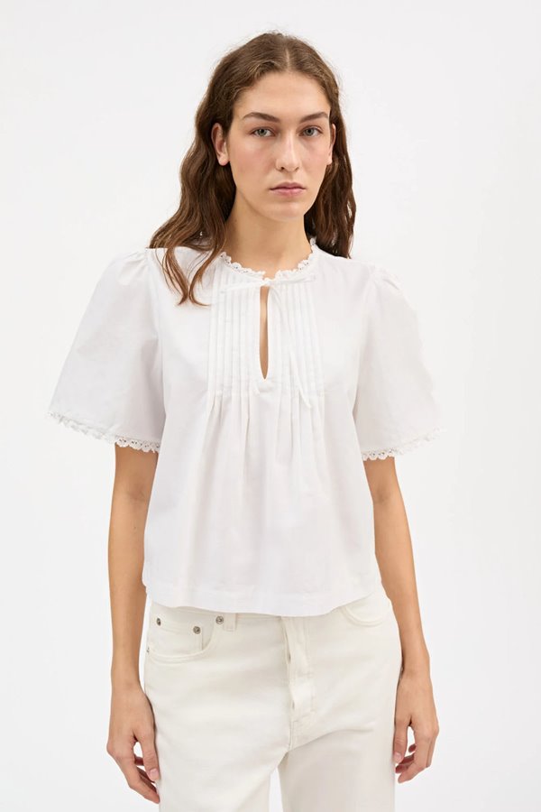 Skall Studio Freesia Blouse Optic White
