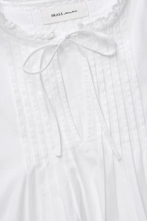 Skall Studio freesia blouse optic white side