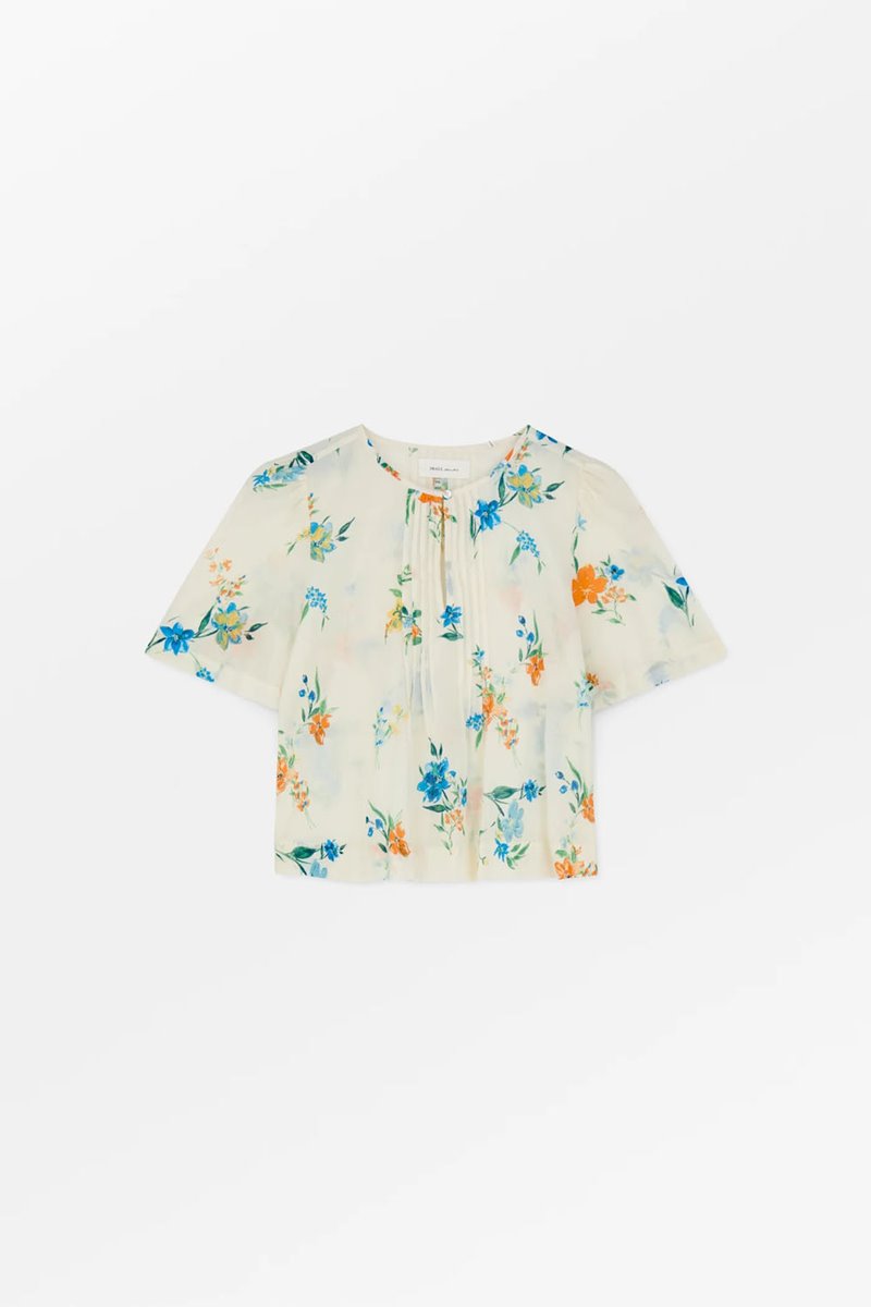 Skall Studio fiore blouse floral bouquet detail