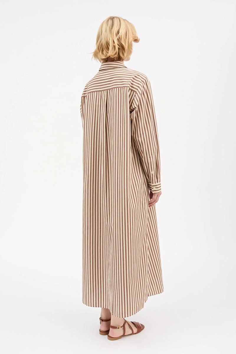 Skall Studio leigh shirt dress stripe side