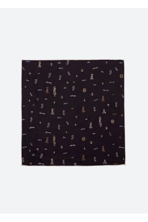 Sea NY juliet embroidered scarf navy  back