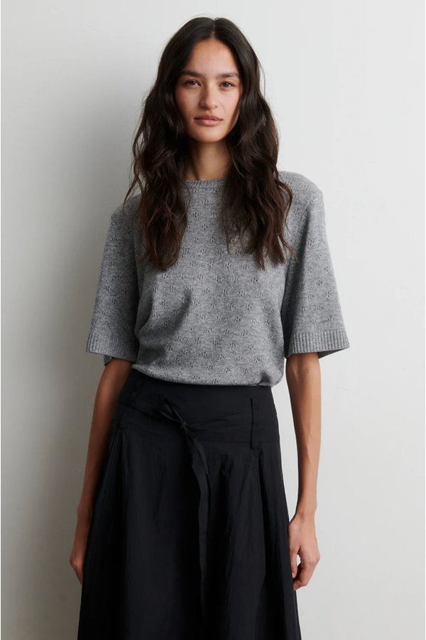 Second Female Amala Short Sleeve Mid Grey