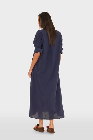 Xirena  boden dress navy back
