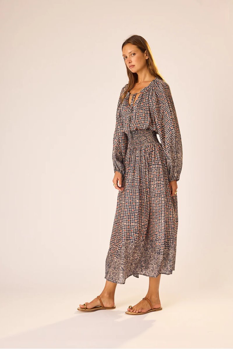 Natalie Martin bella skirt delphi ink side