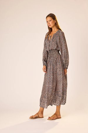 Natalie Martin bella skirt delphi ink side