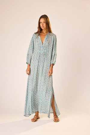 Natalie Martin sammi maxi dress delphi sky