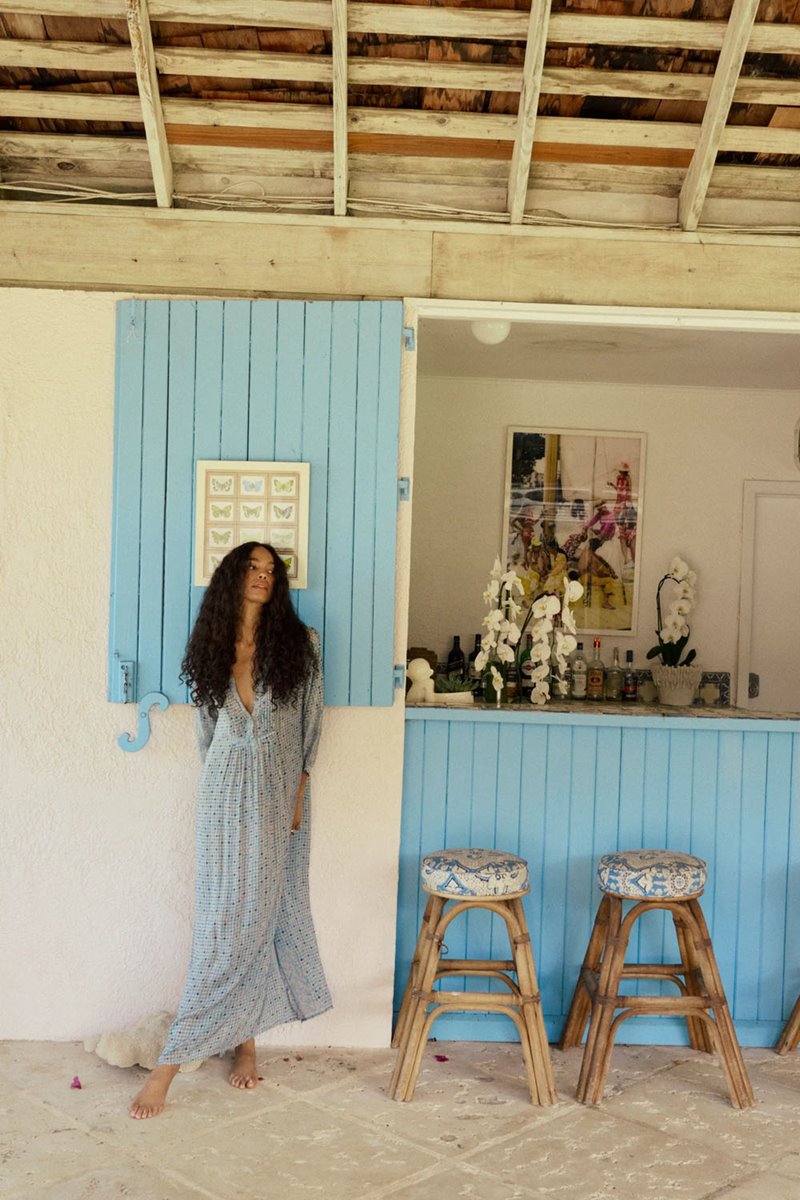 Natalie Martin sammi maxi dress delphi sky detail