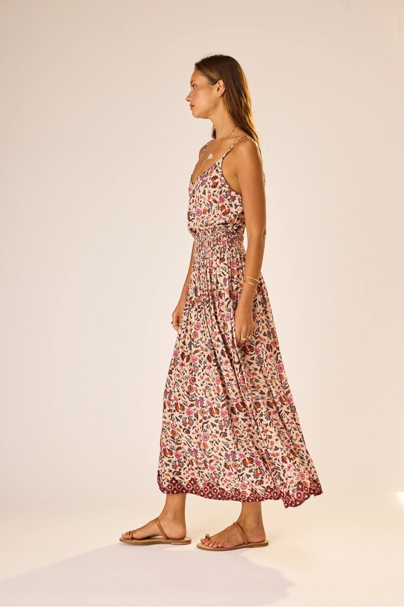Natalie Martin bella skirt wildflower spice back