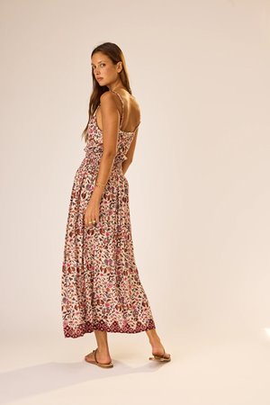 Natalie Martin bella skirt wildflower spice side