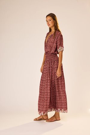 Natalie Martin bella skirt mosaic spice 
