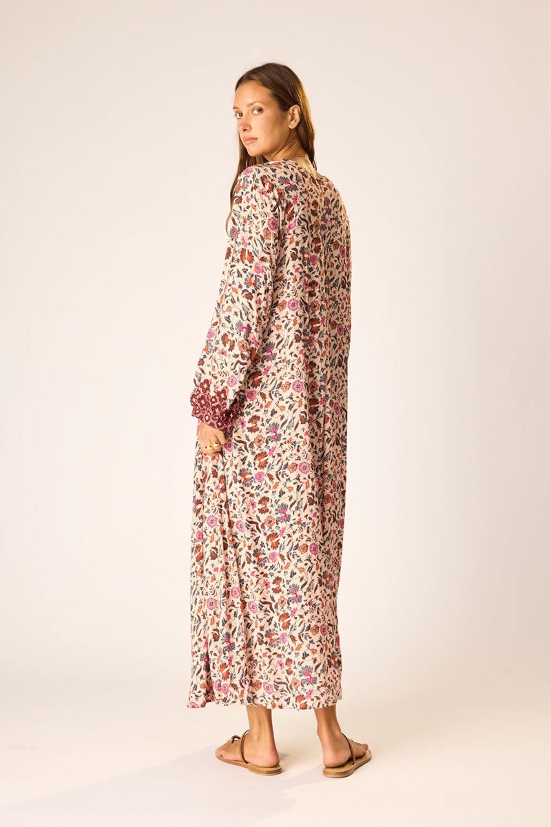 Natalie Martin fiore dress wildflower spice back