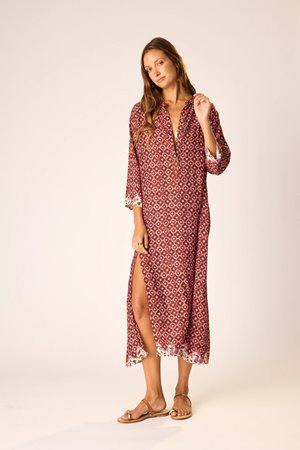 Natalie Martin isobel dress  mosaic spice