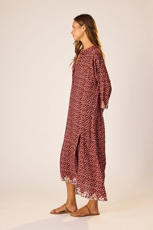 Natalie Martin isobel dress  mosaic spice back
