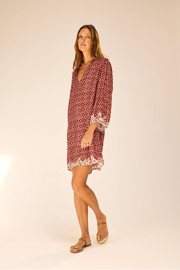 Natalie Martin Maria Dress Mosaic Spice