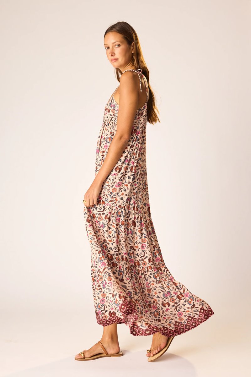 Natalie Martin melanie dress wildflower spice side