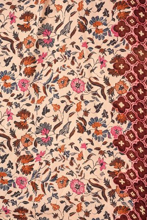 Natalie Martin melanie dress wildflower spice detail