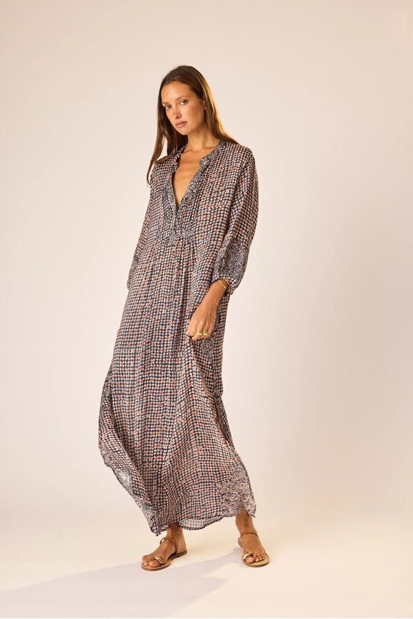 Natalie Martin Sammi Maxi Dress Delphi Ink