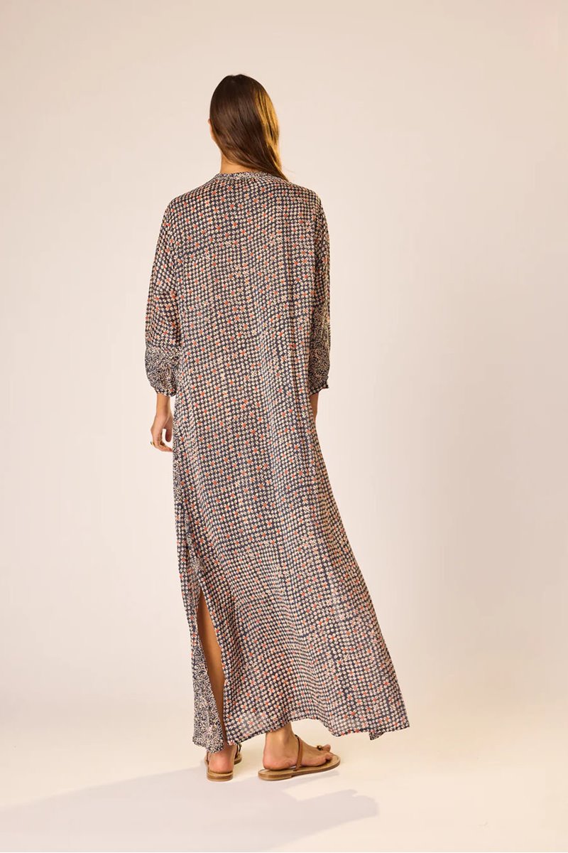 Natalie Martin sammi maxi dress delphi ink back