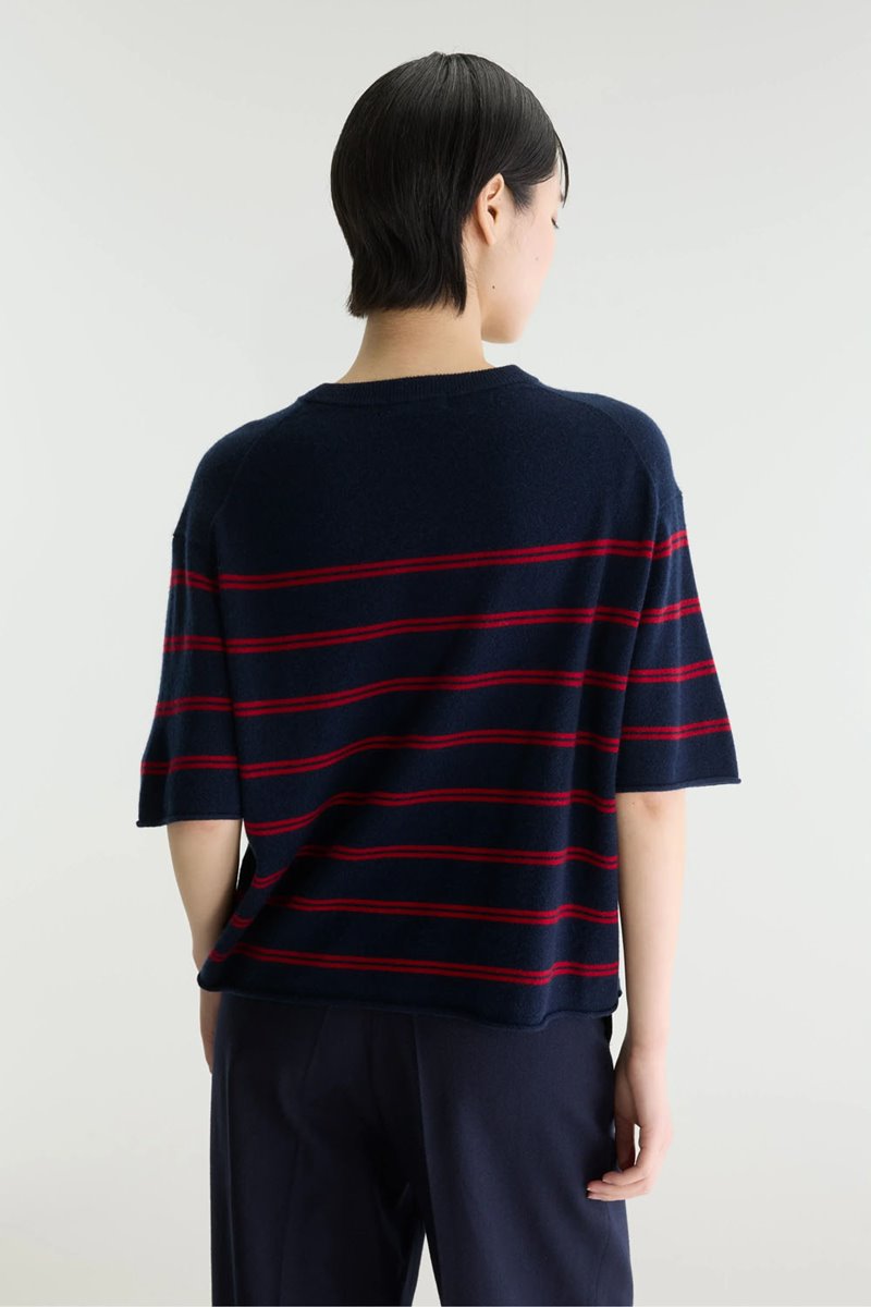 Bellerose sonza short-sleeve sweater back