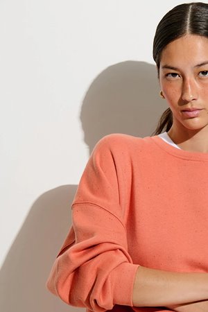 Sessun chebbi sweatshirt guava back