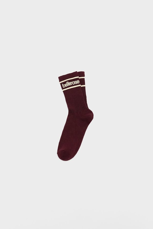 Bellerose Vrel Crew Socks Fig/Swan