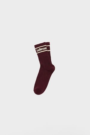 Bellerose vrel crew socks fig/swan