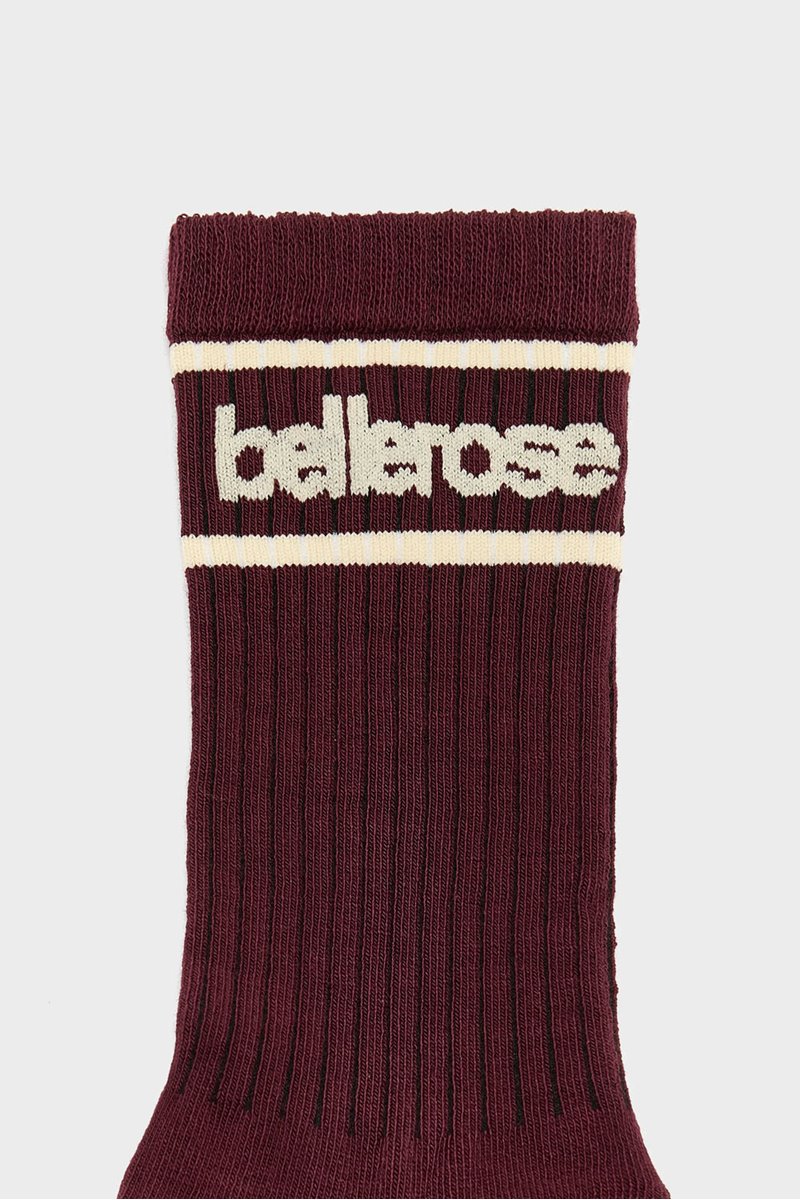 Bellerose vrel crew socks fig/swan back