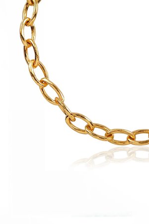 Shyla  tangier necklace gold side