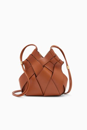 Ulla Johnson charlotte crossbody bag cognac back