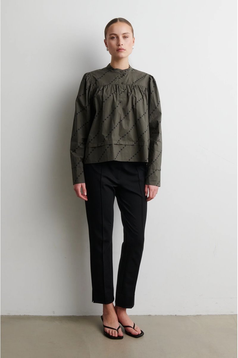 Second Female jasmina long sleeve blouse back