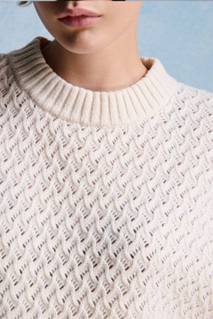 Petite Mendigote miyoko knit ecru side
