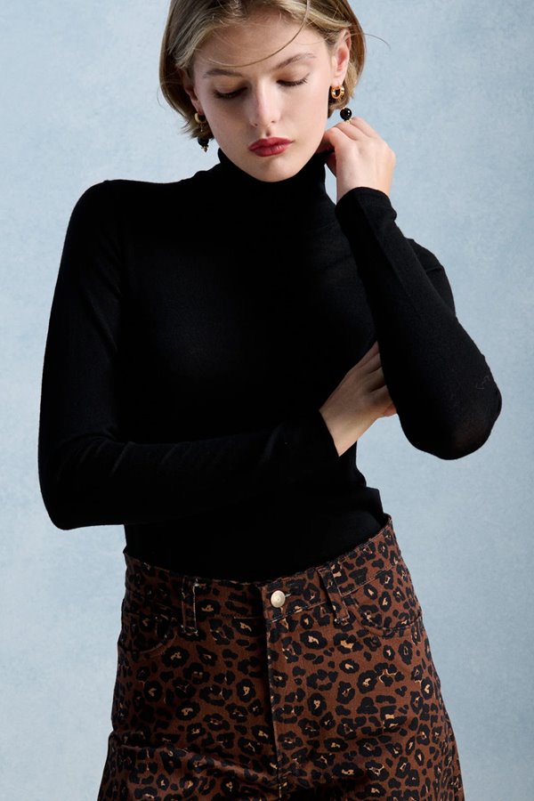Petite Mendigote Mania Knit Black