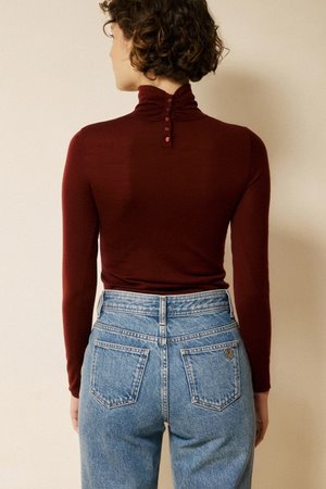 Petite Mendigote mania knit prune back