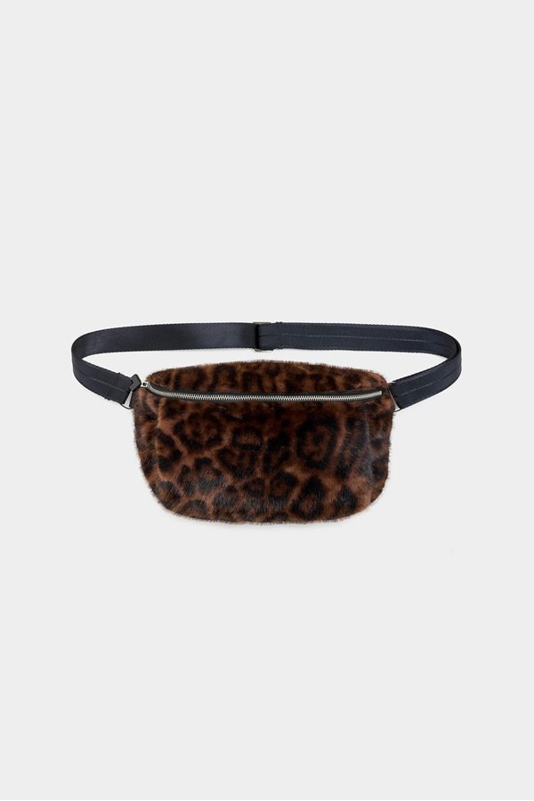 Bellerose Joswell Muff Bag Brown Leopard
