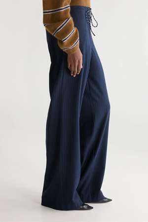 Bellerose solene pintstripe trouser back