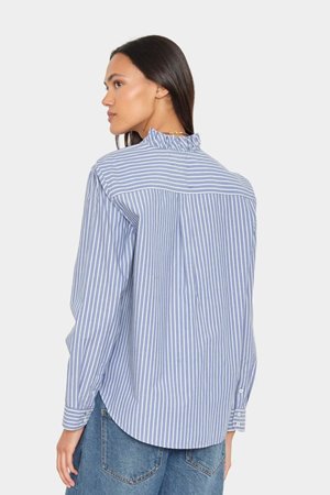 Xirena  kayde shirt blue pine stripe back