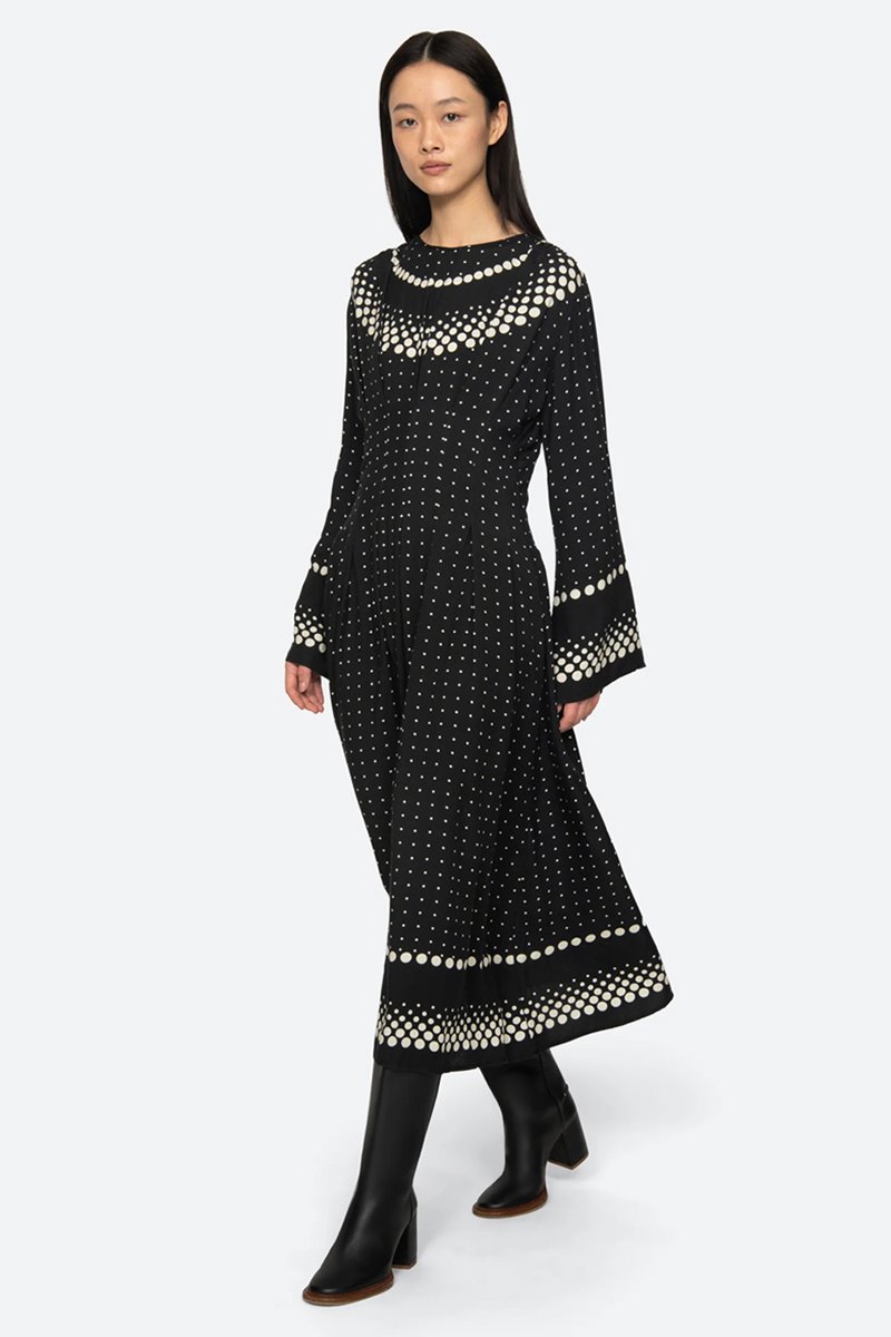 Sea NY elly polka dot dress