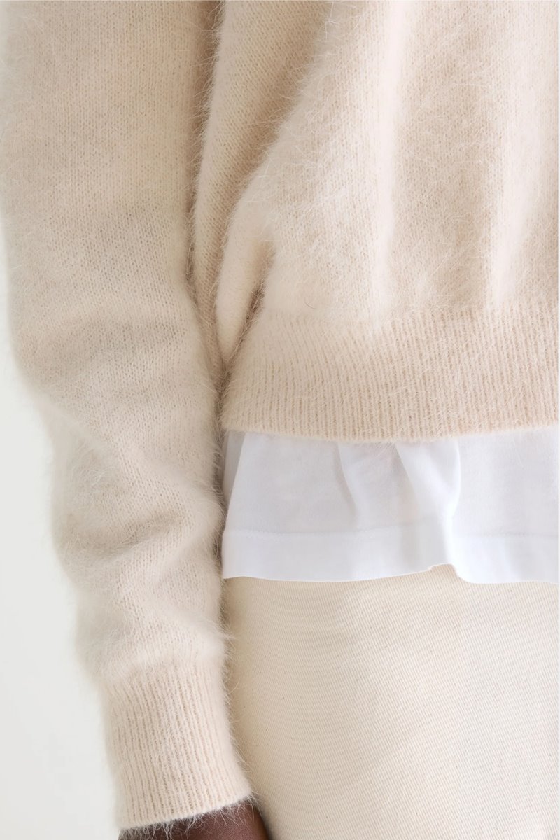 Bellerose datus knit parchemin detail