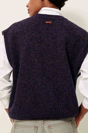 Sessun fabinino sweater ink blue back